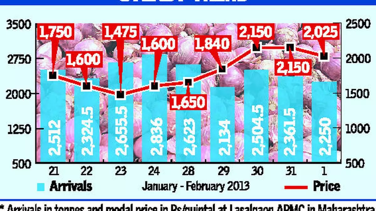 Onion Tumbles On Arrivals Bengal Price Cap The Hindu Businessline