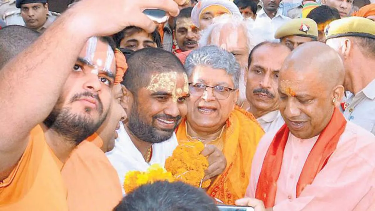 Yogi Visits Disputed Ram Janmabhumi Site Says Ayodhya Is His Personal