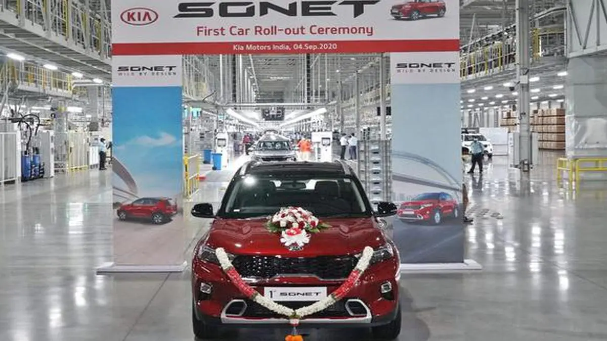 Kia Motors rolls out the first from its Anantapur plant The