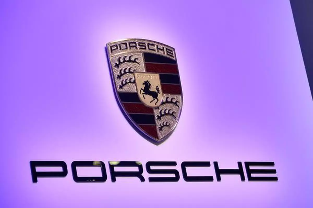 The Porsche logo
