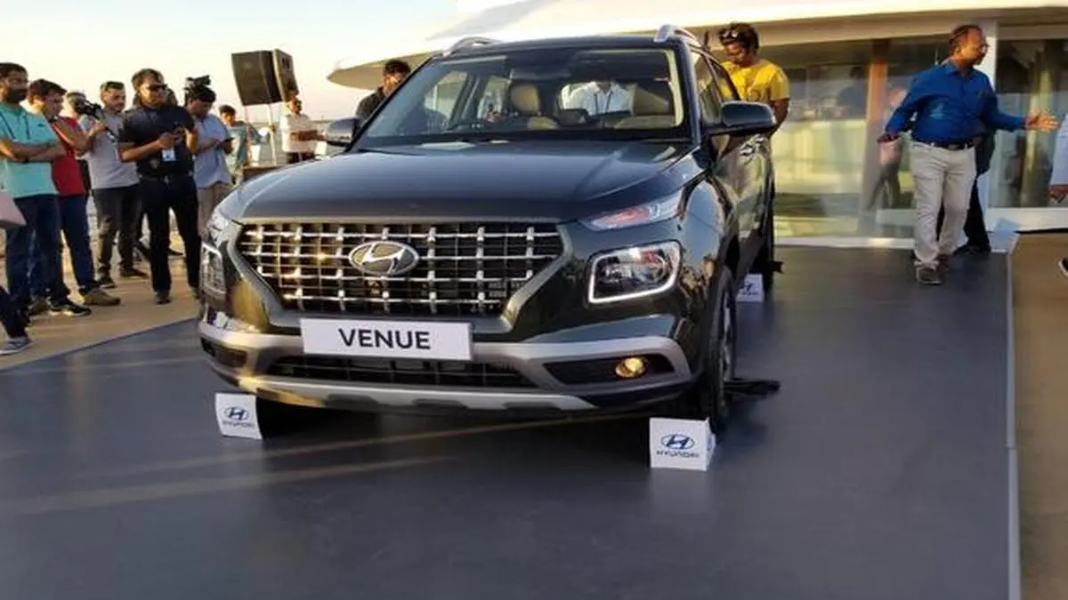 Hyundai unveils first connected car ‘Venue’ - The HinduBusinessLine