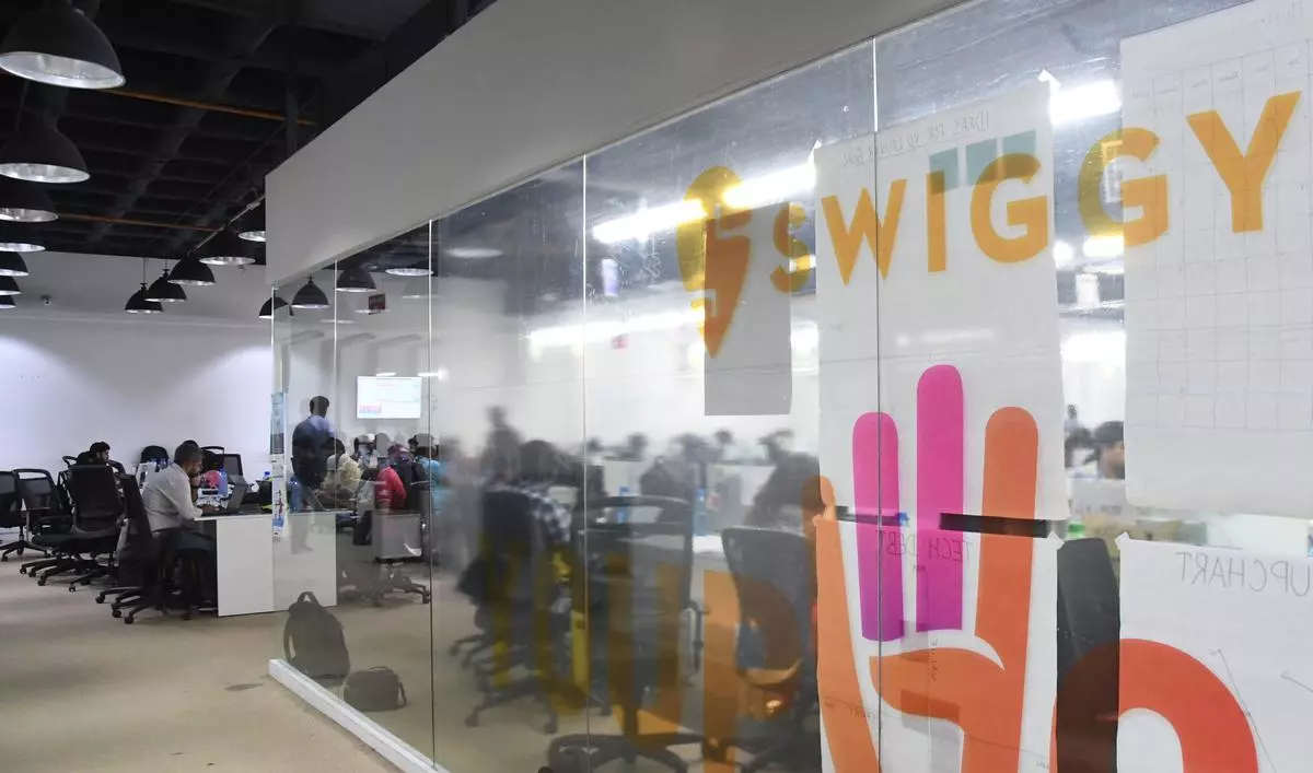 An inside view of Swiggy office at Bannerghatta Road in Bengaluru (file photo)