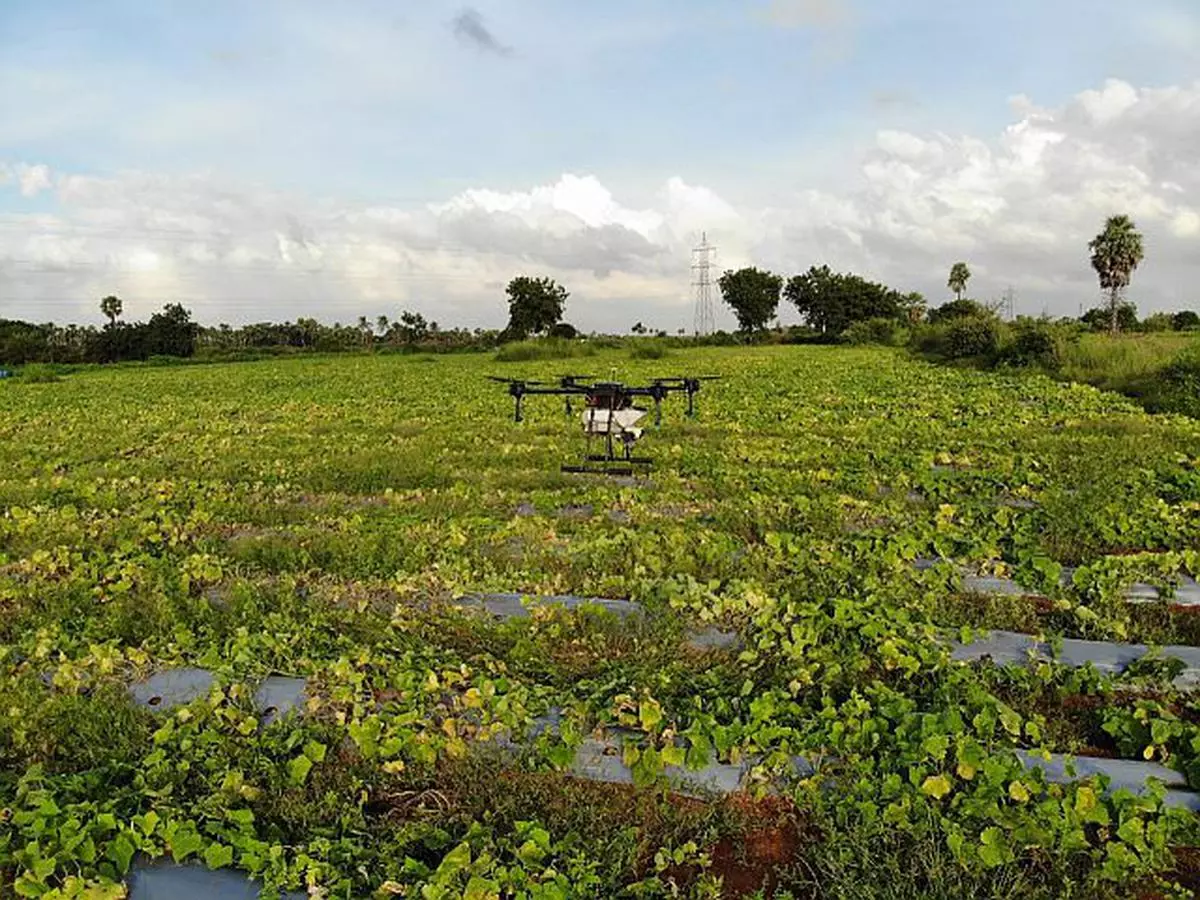 Marut Dronetech, developed drones that can cover about 5,000 acres of crops in Telangana and Andhra Pradesh, by targeted spraying of pesticides and fertilisers. 