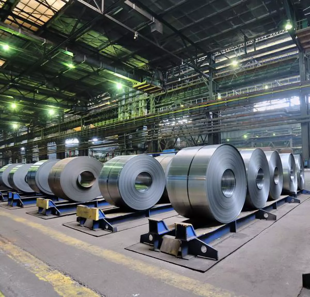 Shipments are mostly of rolled steel, coatings, flats, and long steel offerings.  
