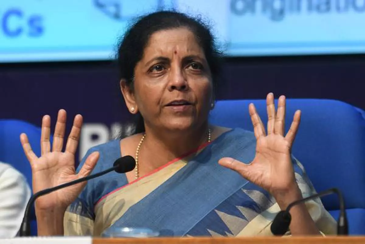 Union Finance Minister Nirmala Sitharaman 
