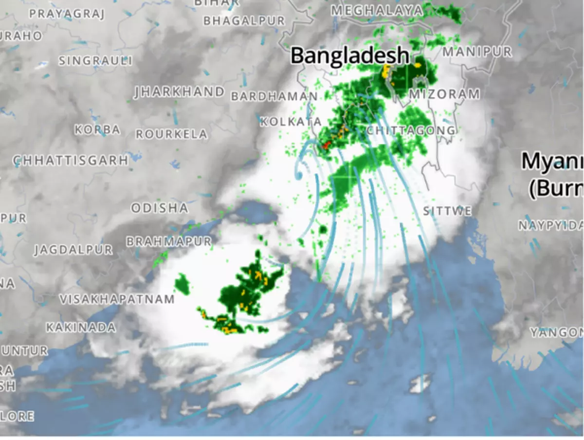 Depression in the Bay of Bengal is moving towards the Sunderbans on the West Bengal-Bangladesh border by Friday noon. 
