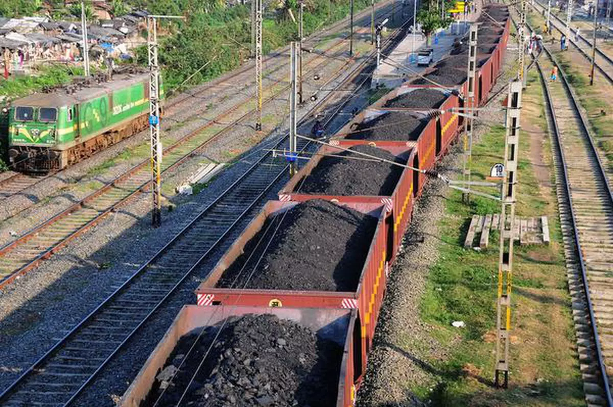 
A file photo of coal-loaded wagons 