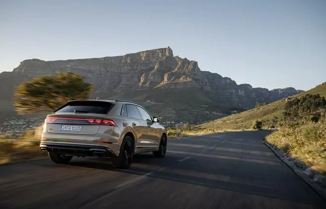 The rear design of the Q8 is largely similar to the outgoing model, except for the lighting elements The rear design of the Q8 is largely similar to the outgoing model, except for the lighting elements