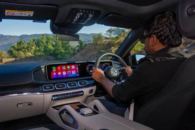 The cabin is luxurious, as you’d expect from a top-tier Mercedes-Benz, but not one that you’d associate with a sporting AMG The cabin is luxurious, as you’d expect from a top-tier Mercedes-Benz, but not one that you’d associate with a sporting AMG