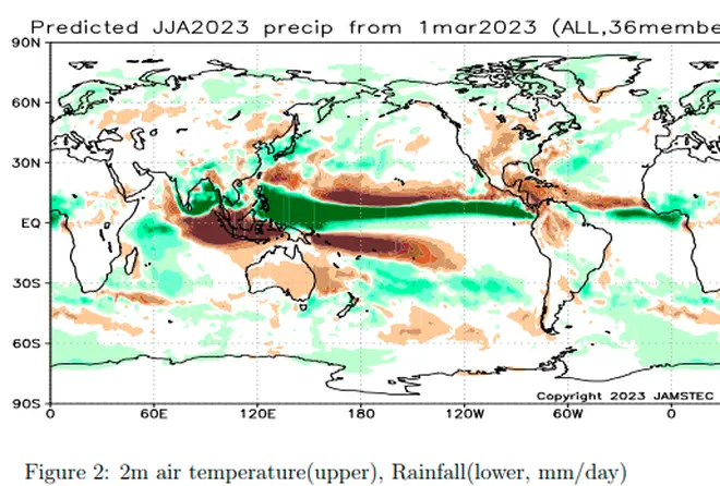 June-July-August may see normal to above normal monsoon rain for most parts of India except parts of the South Peninsula and North-West India. June-July-August may see normal to above normal monsoon rain for most parts of India except parts of the South Peninsula and North-West India.