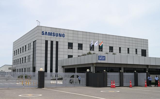 Samsung India factory at Sriperumbudur, Chennai.