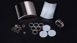 UNCOMMON ATTRACTION. The powerful neodymium-iron-boron magnets are made of expensive rare earths