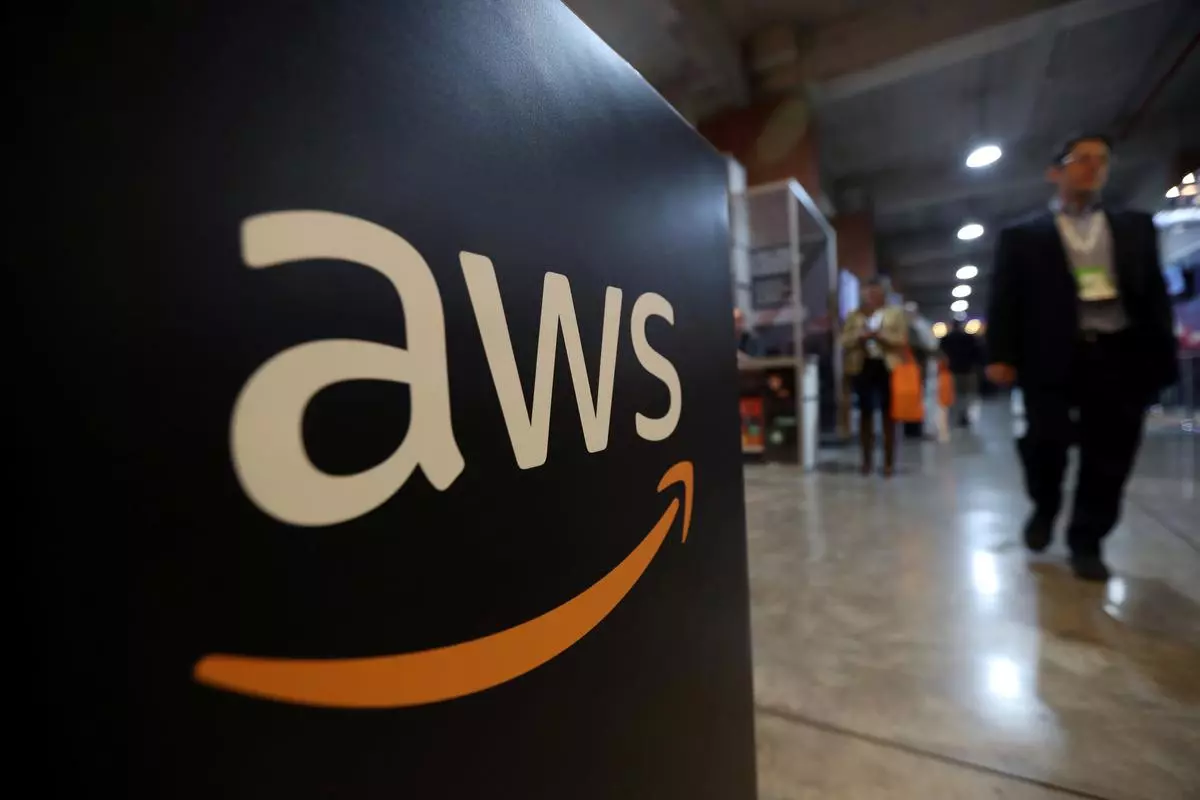 The logo of Amazon Web Services (AWS) - REUTERS/Ivan Alvarado