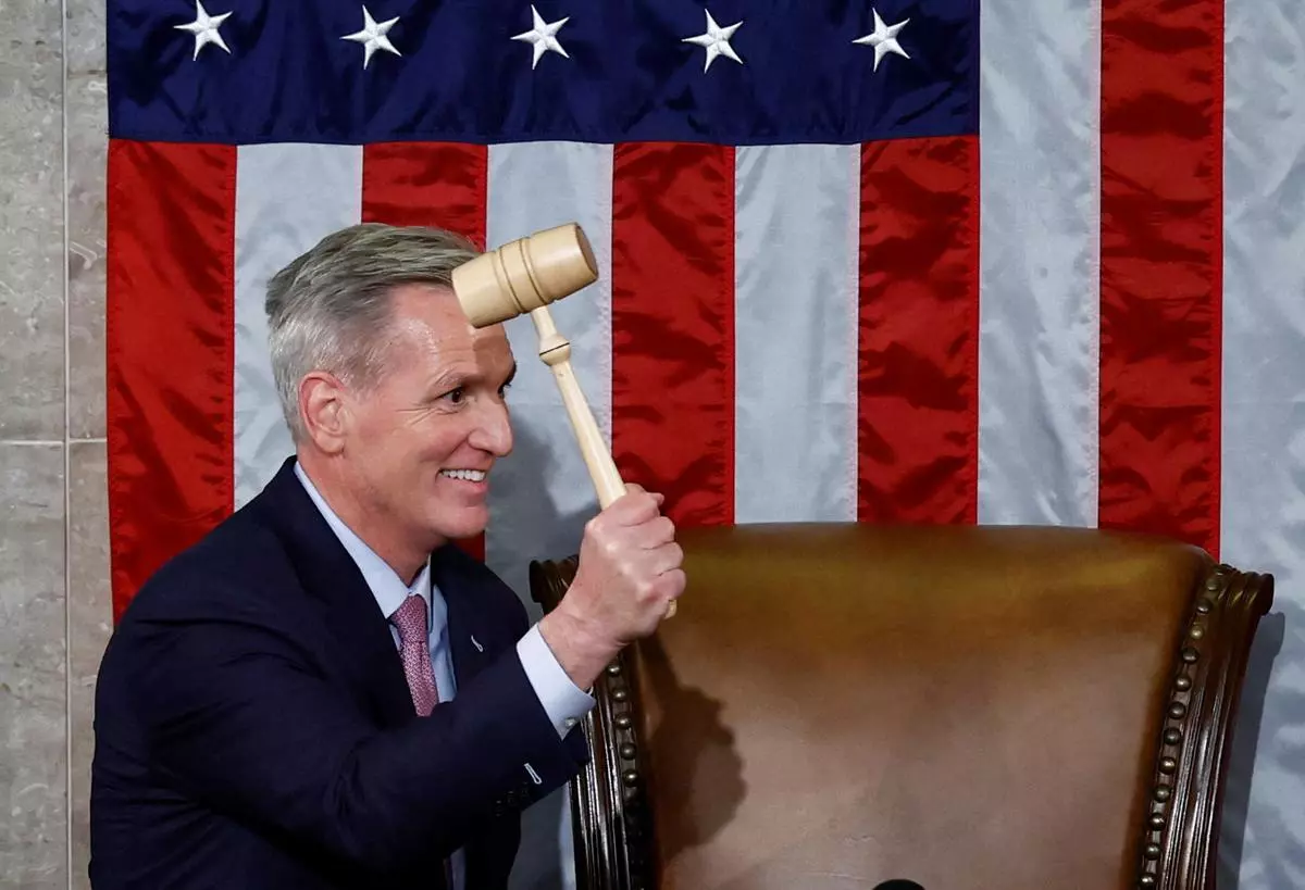 Republican Kevin McCarthy elected as House Speaker in 15th round of