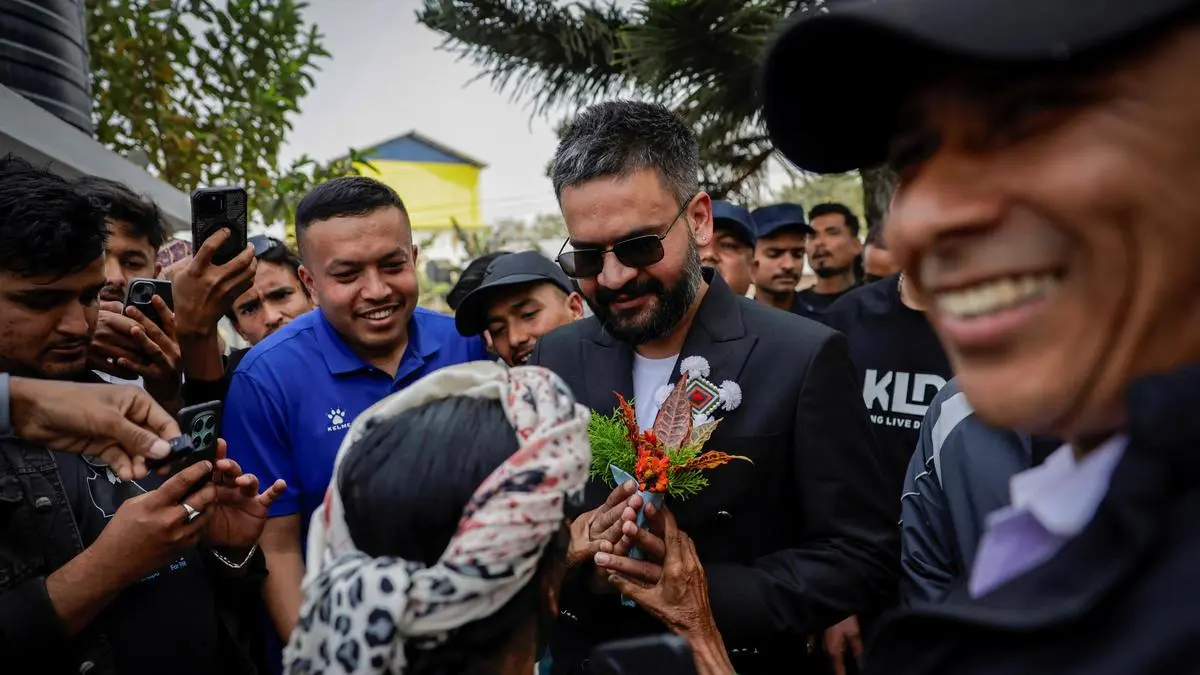 Rapper-turned-politician Balendra Shah’s RSP heading for landslide victory in Nepal's elections