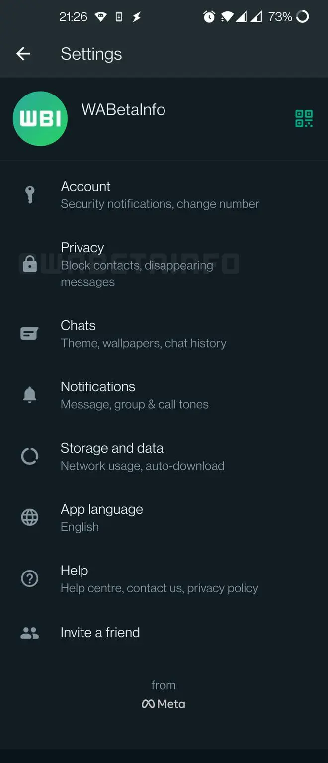 WhatsApp privacy section WhatsApp privacy section