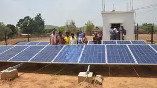 Solar-powered mini grid in Birgaon village, Jharkhand Solar-powered mini grid in Birgaon village, Jharkhand