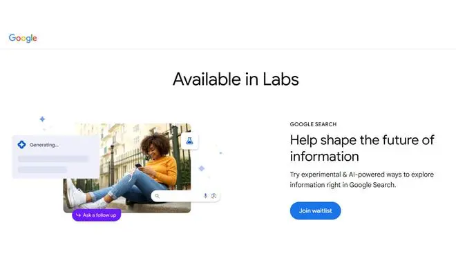 Google Search Labs waitlist Google Search Labs waitlist