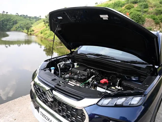 This hybrid powertrain feels peppy enough on the go This hybrid powertrain feels peppy enough on the go