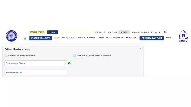 IRCTC: How to select berth preference while booking your travel ticket ...