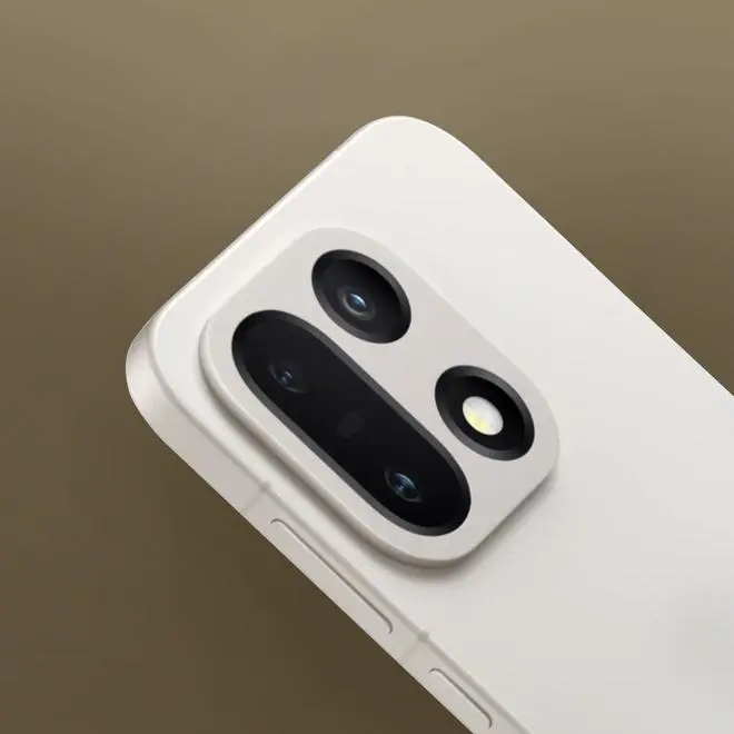 The newly designed triple camera module 