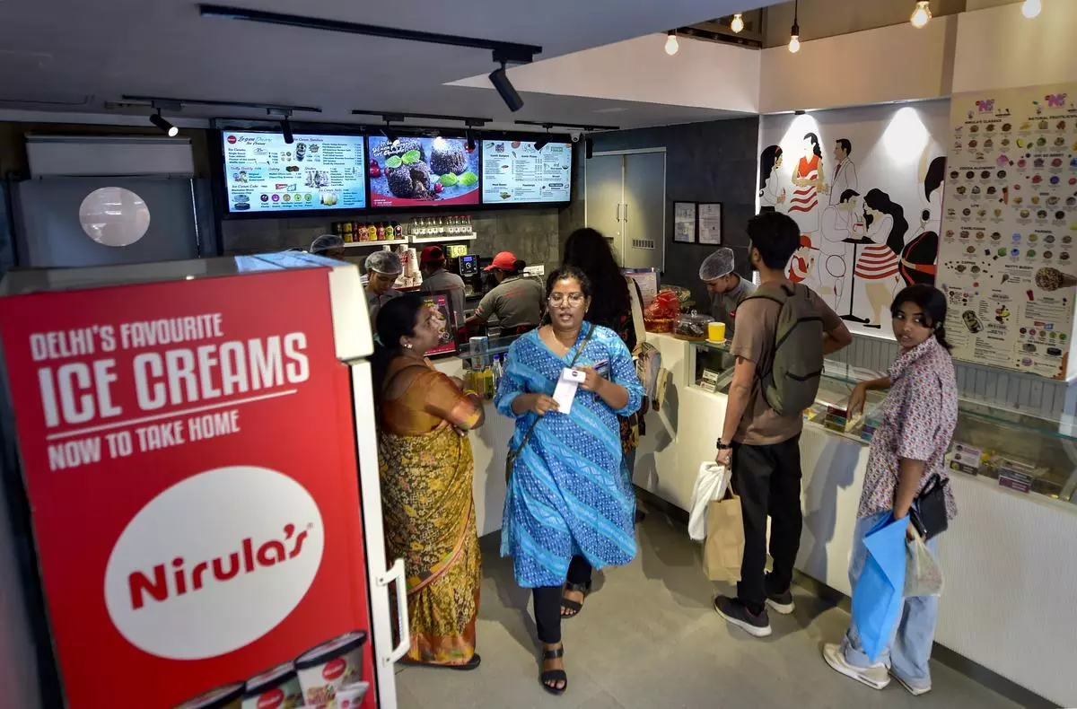 FIle picture: People at a Nirula’s outlet in Connaught Place, New Delhi, last Thursday, October 6, 2022. 