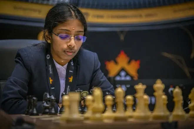 Vaishali’s draw against Anna Muzychuk further cemented her position at the top. (file photo)