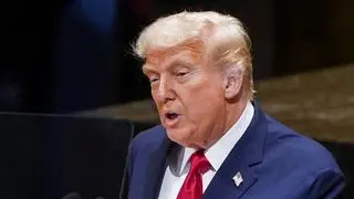 Us President Donald Trump Addresses The 80th United Nations General Assembly, In New York City, New York, US, September 23, 2025. 