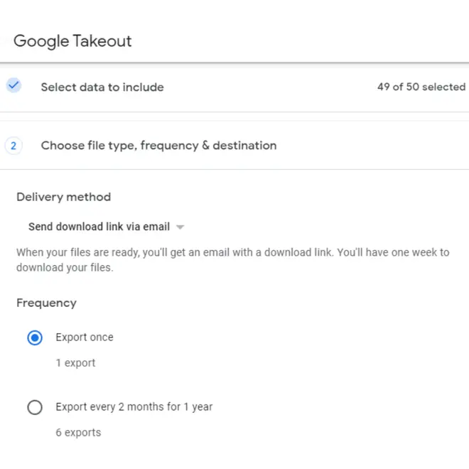 Google Takeout to backup Gmail data Google Takeout to backup Gmail data