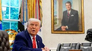 Imagen del archivo: el presidente de los Estados Unidos, Donald Trump 