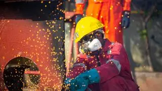 Dismantling business: Scrap steel from recycled ships is losing market to cheaper imports