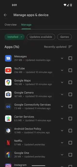 Download latest Google Play Store APK with Dark Mode