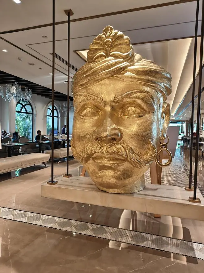 Padma Shri winning artist Thota Tharani’s installation at Radisson Blu GRT hotel near Chennai airport