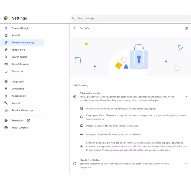 Google Chrome offers enhanced protection