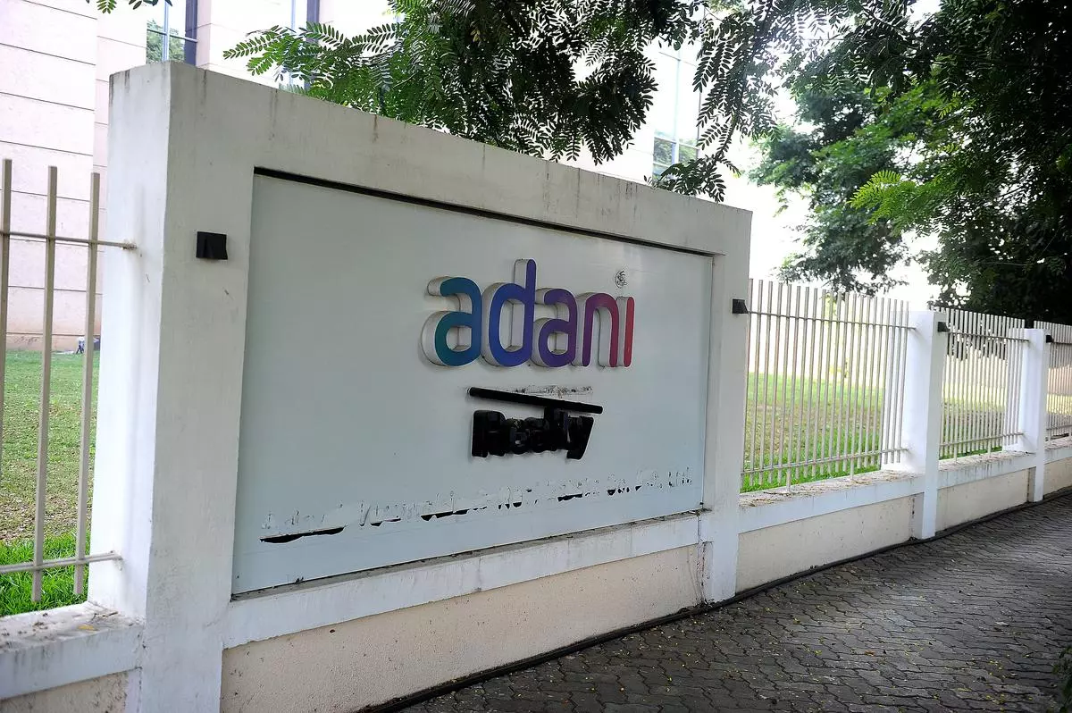 File photo: Outside view of Adani Group building at Adani Shantigram near Ahmedabad