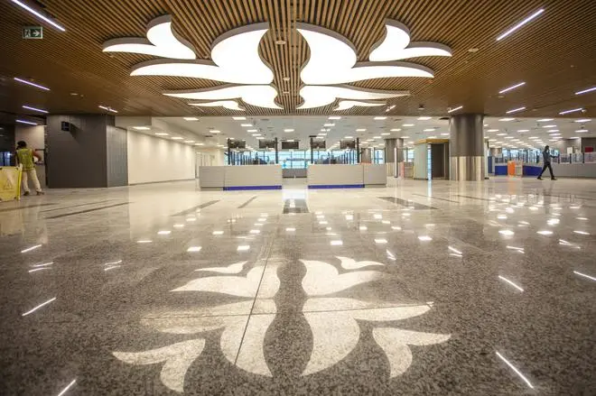 The new integrated terminal at Chennai airport opened by Prime Minister Narendra Modi on Saturday. The new integrated terminal at Chennai airport opened by Prime Minister Narendra Modi on Saturday.