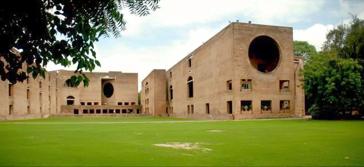 File Photo: IIM -Ahmedabad, Louis Kahn Plaza 