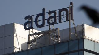 Signage of Adani Group in Mumbai Signage of Adani Group in Mumbai