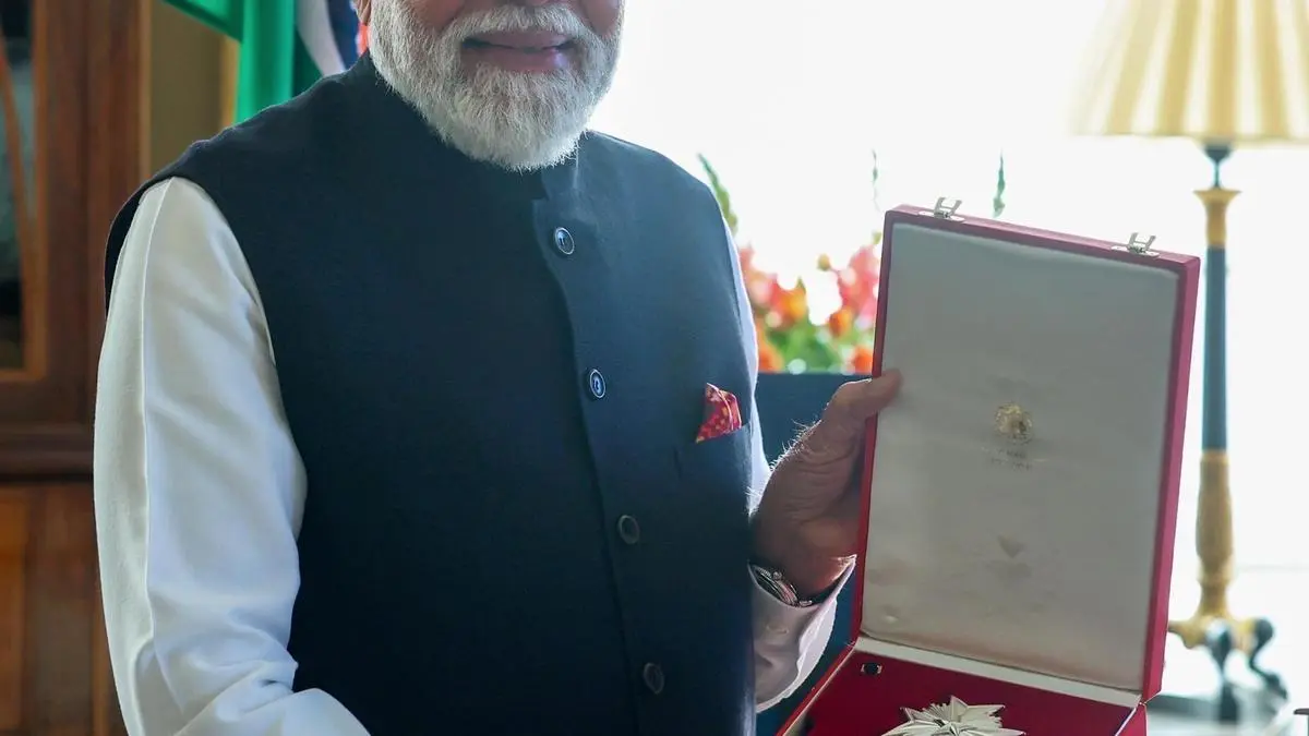 PM Modi receives Sweden's prestigious award Royal Order of Polar Star
