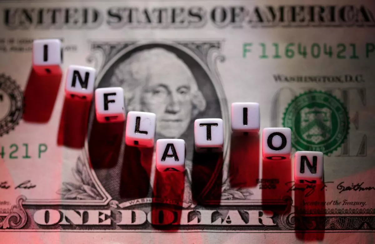 A survey by the Federal Reserve Bank of New York showed that Americans expect lower inflation in the next few years than they did a month ago.