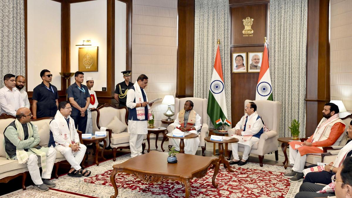 NDA leaders meet Assam Governor, stake claim to form govt