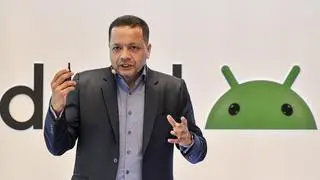 New Delhi, May 08 (ANI): Google India GM & India Engineering Lead, Android at Google Ram Papatla speaks at the launch of Google Wallet, in New Delhi on Wednesday. (ANI Photo/Mohd Zakir) New Delhi, May 08 (ANI): Google India GM & India Engineering Lead, Android at Google Ram Papatla speaks at the launch of Google Wallet, in New Delhi on Wednesday. (ANI Photo/Mohd Zakir)