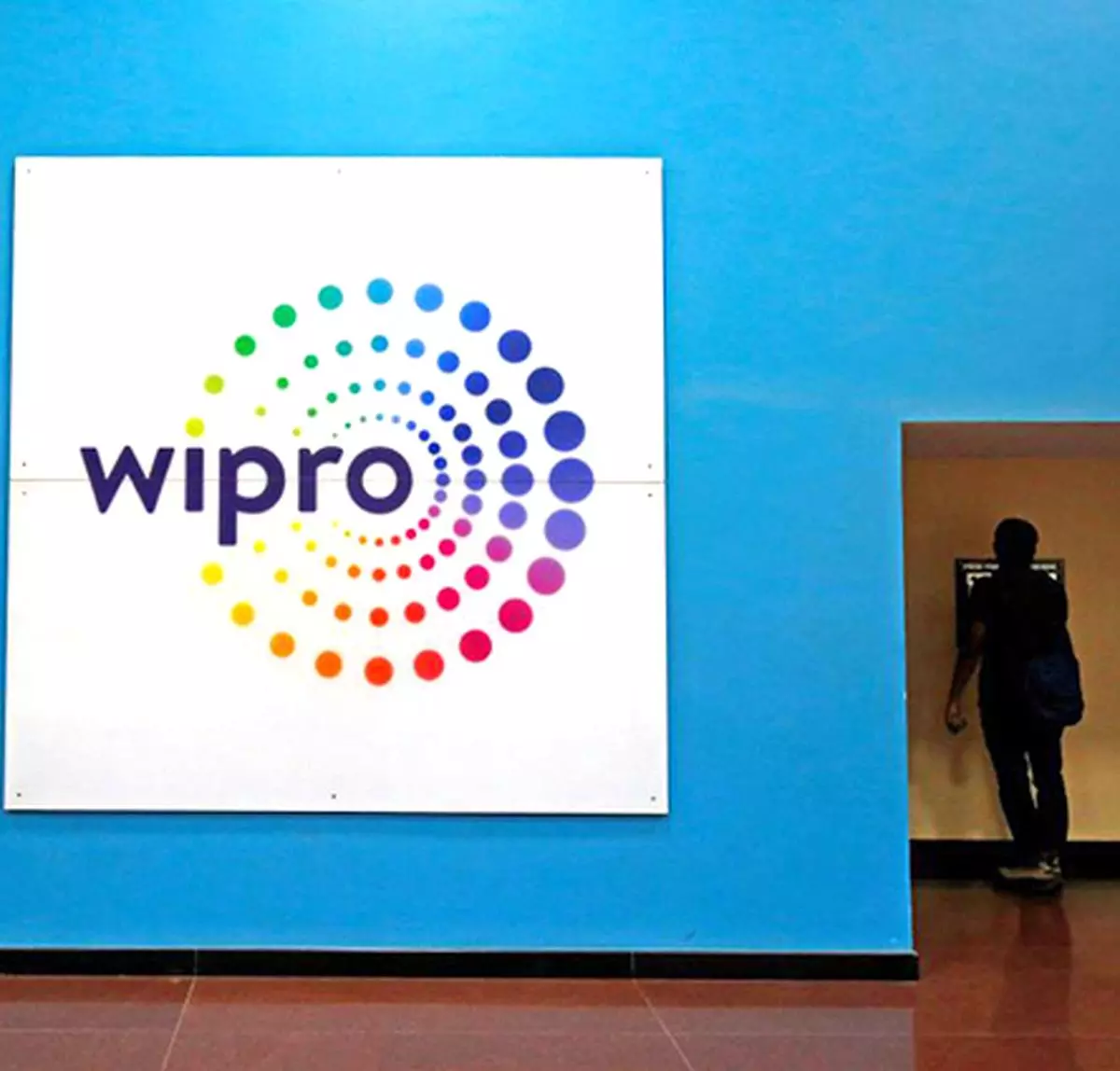 File photo: The logo of Wipro is seen inside the company’s headquarters in Bengaluru.