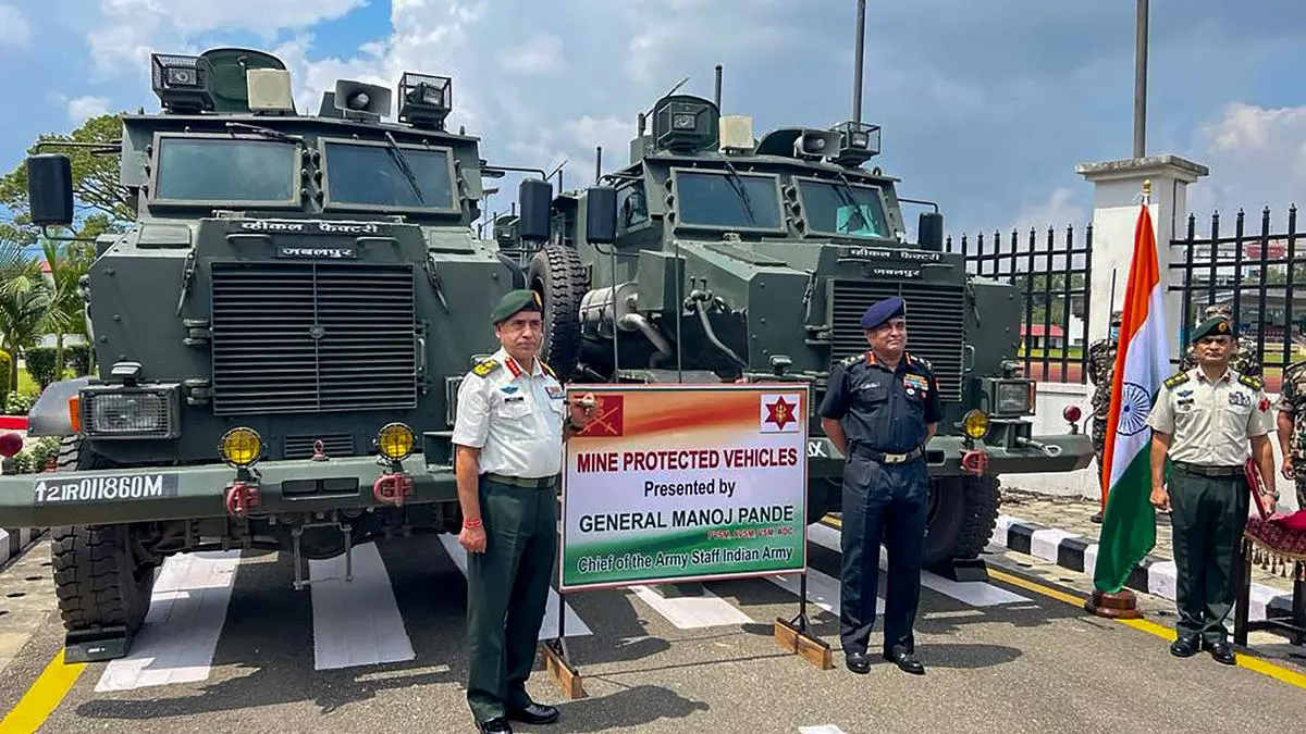 Army chief Manoj Pande hands over military equipment to Nepal - The ...