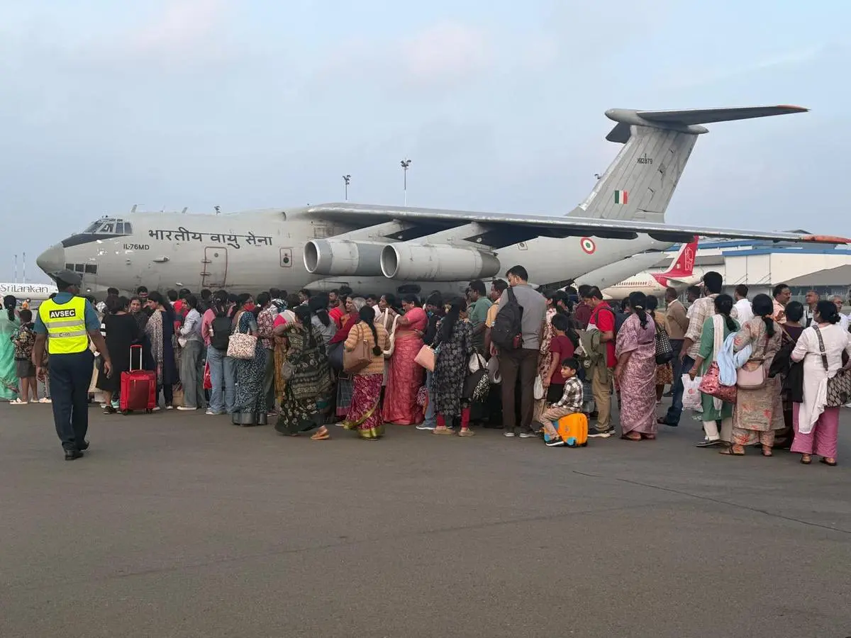 thehindubusinessline.com - IAF and other airlines fly home stranded tourists from Sri Lanka