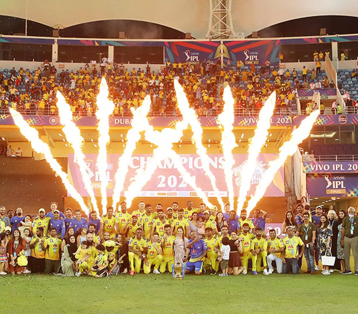 Chennai Super Kings were crowned champions during the final of the last season’s Indian Premier League, on October 15, 2021