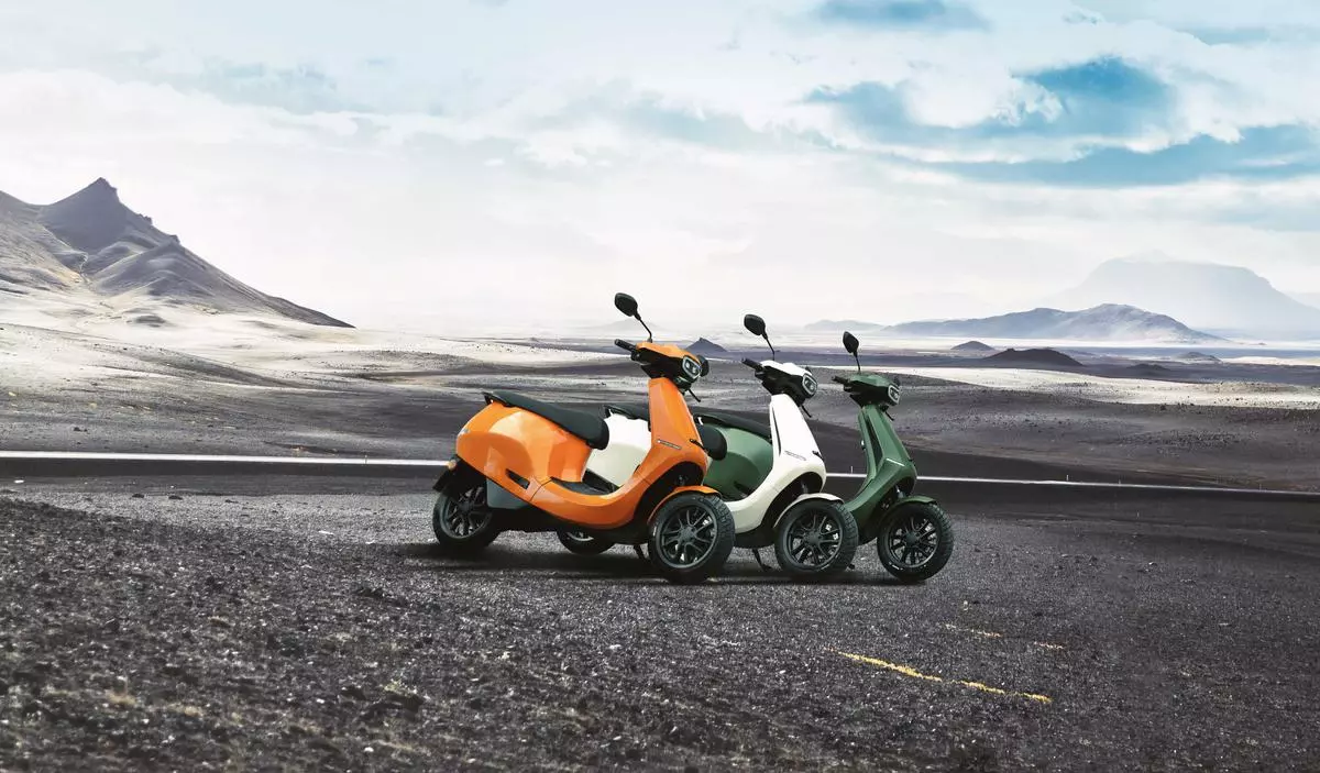 File Photo: Ola electric scooters