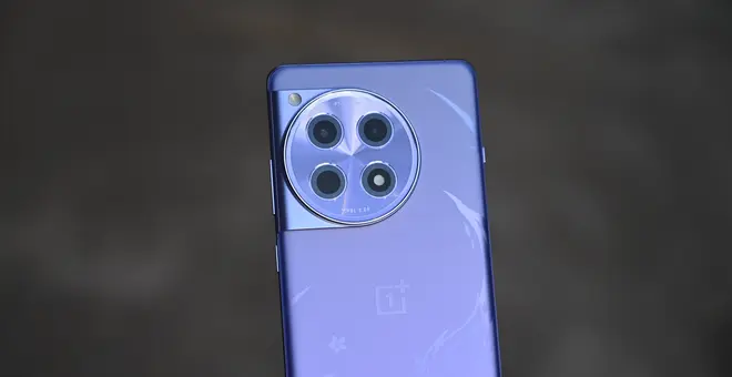 Design elements on the rear panel. The camera module is the same one as the regular version of the OnePlus 12R. Design elements on the rear panel. The camera module is the same one as the regular version of the OnePlus 12R.