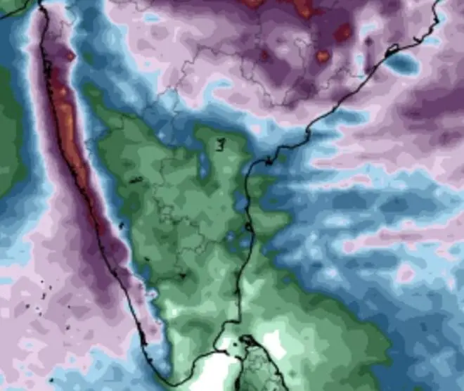 ECMWF juga menandakan curah hujan deras untuk pantai barat, kecuali Kerala Selatan dan Semenanjung India, dengan daerah defisit Telangana, Rayalaseema dan pesisir Andhra Pradesh kemungkinan tidak mendapatkan bantuan besar selama minggu ini. ECMWF juga menandakan curah hujan deras untuk pantai barat, kecuali Kerala Selatan dan Semenanjung India, dengan daerah defisit Telangana, Rayalaseema dan pesisir Andhra Pradesh kemungkinan tidak mendapatkan bantuan besar selama minggu ini.