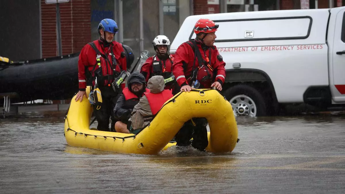 New York City area swamped by one of its wettest days in decades
